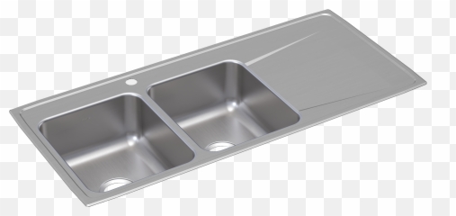 Elkay Lustertone Classic Stainless - Sinks With Drainboards png