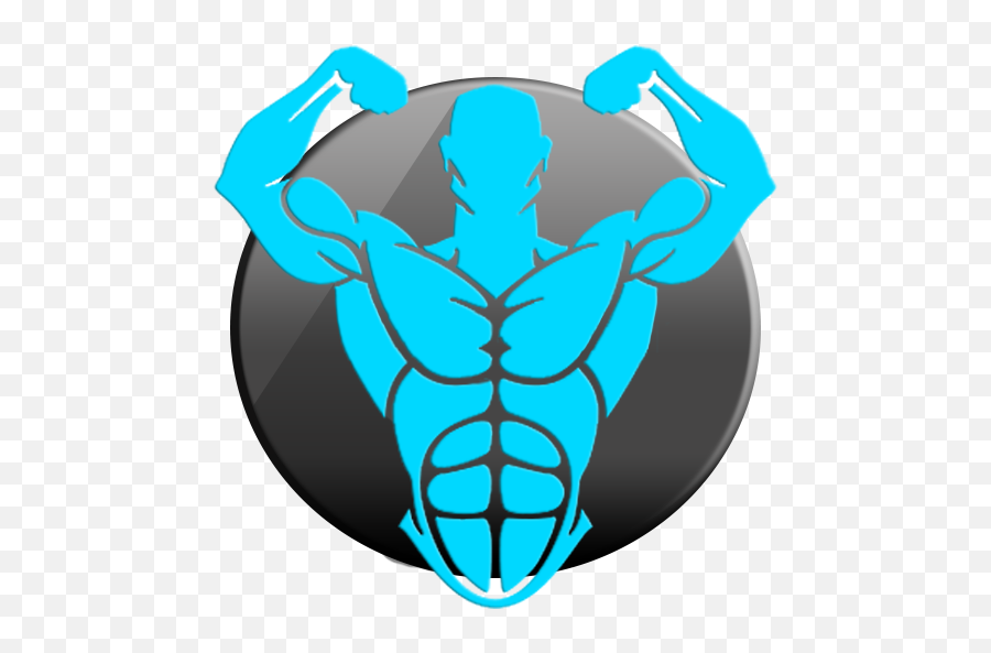 Gym Fitness Workout 1 - Bodybuilder Silhouette Png,Workout App Icon