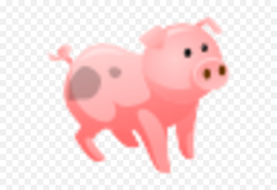 Pig Icon Free Images - Vector Clip Art Online Animal Figure Png,Pig Icon