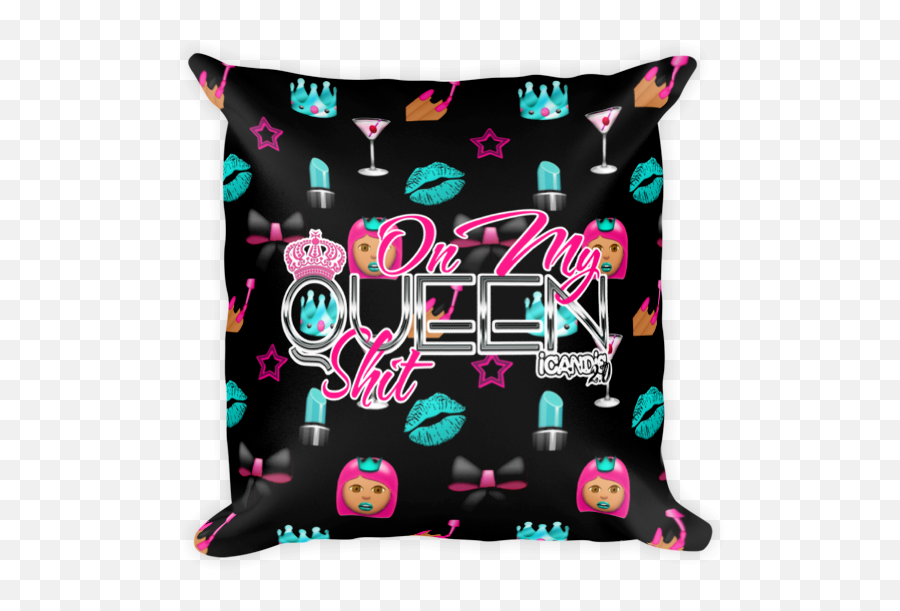 Emoji Queen Shit Pillow From Icandie 20 - Pillow Png,Shit Emoji Png