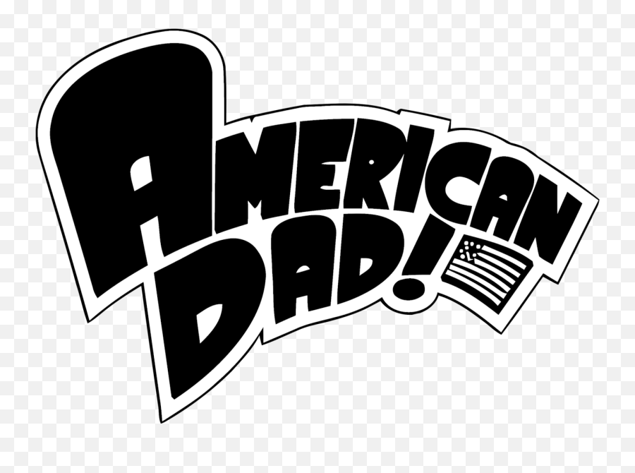 American Dad Logo Black And White U2013 Brands Logos - American Dad Png,Dad Icon