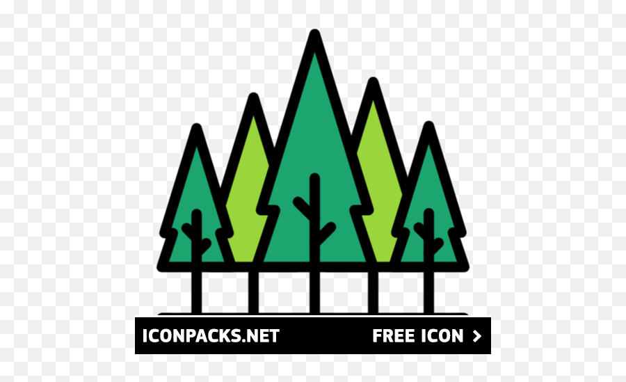 Free Pine Forest Icon Symbol Png Svg Download - Vertical,Forest Icon