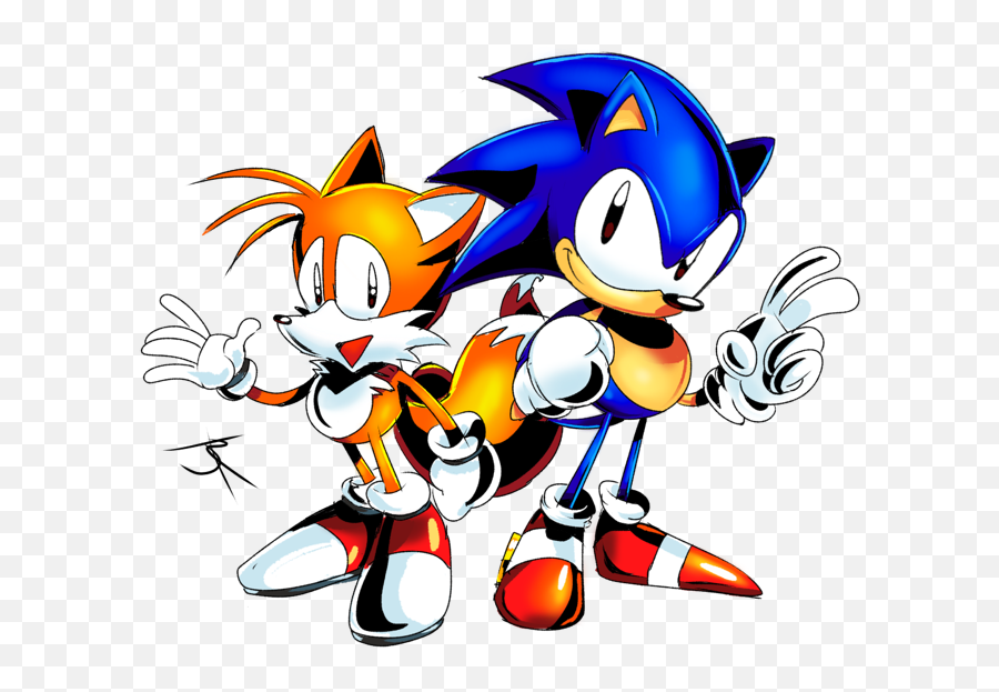 Sonic U0026 Tails By Onelooneyguy - Sonic The Hedgehog Png,Tails The Fox Icon