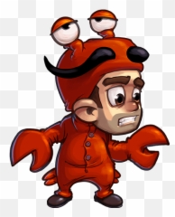 Crab Outfit - Jetpack Joyride Costume 650x650 Png