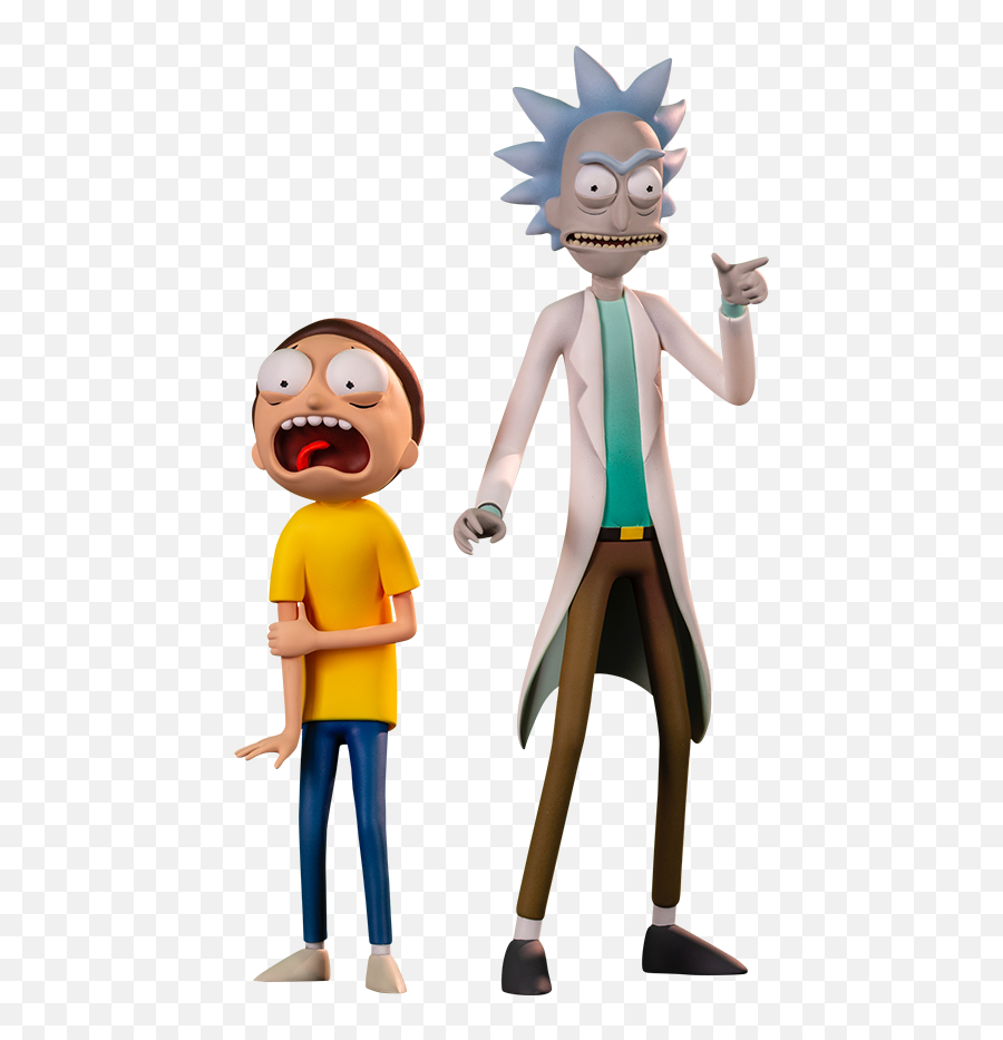 Rick And Morty Sixth Scale Figure Set By Mondo - Rick And Morty Toy Png,Morty Png