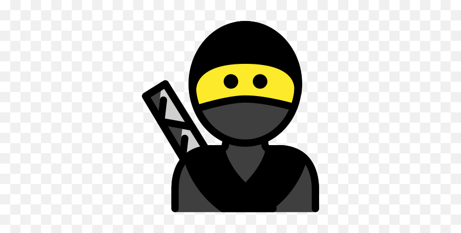 Ninja Emoji - Openmoji Png,Ninja Icon Png