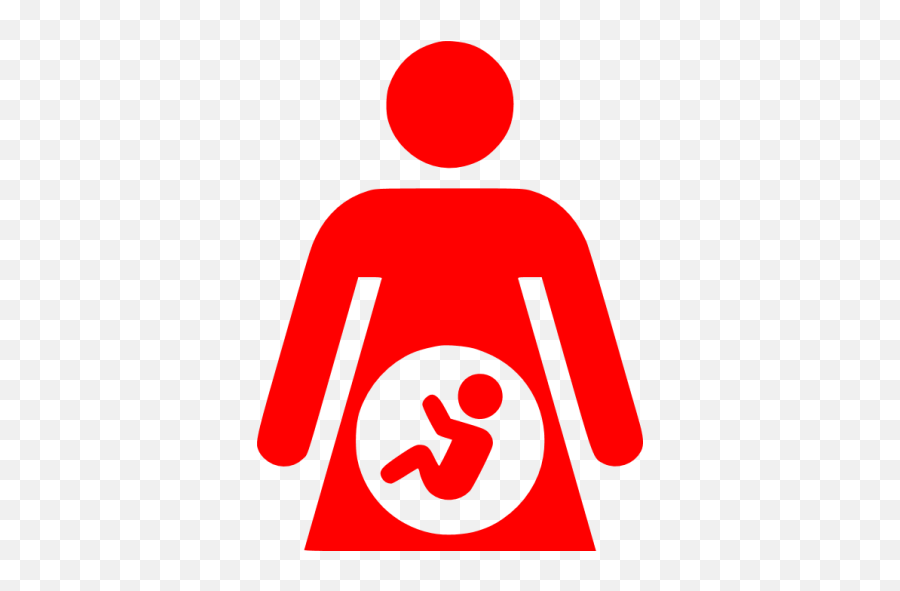 Red Baby 2 Icon - Free Red Baby Icons 139 13 14 Png,Pregnant Woman Icon