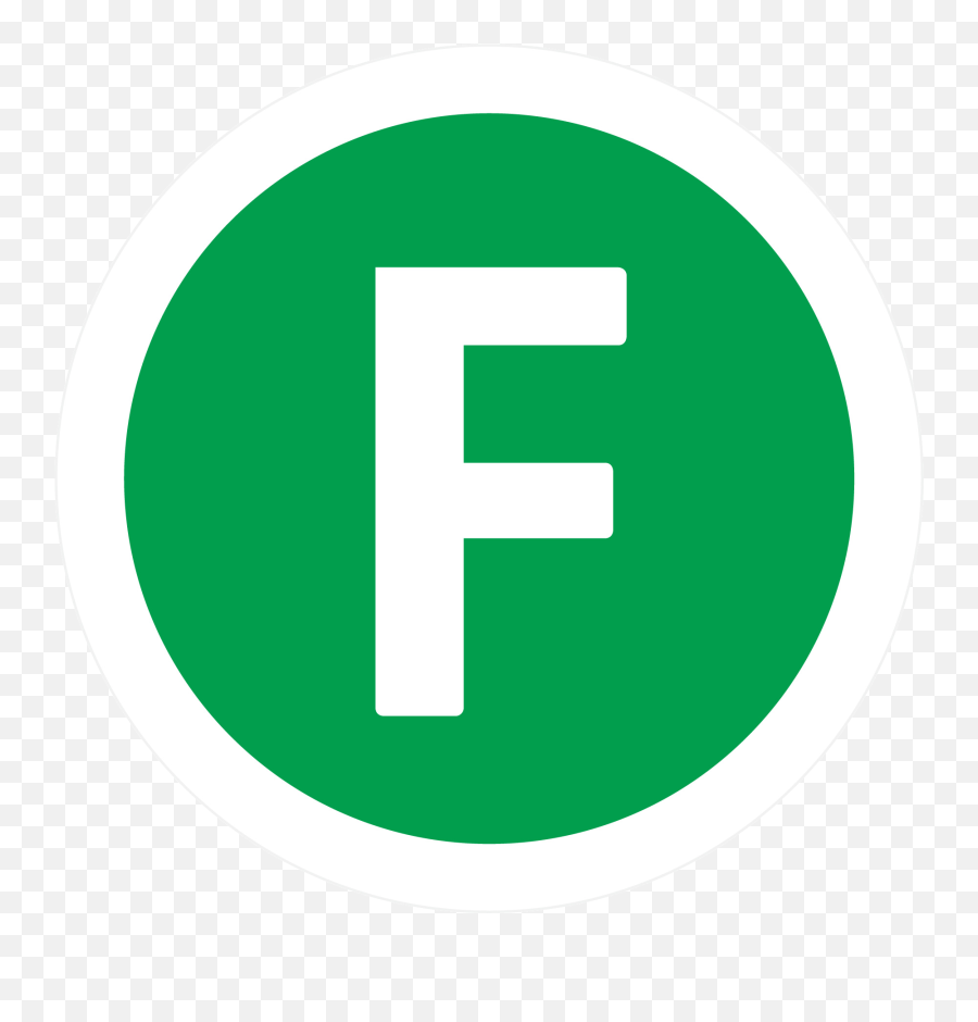Letter F Png - 5 And 2 Train,F Png