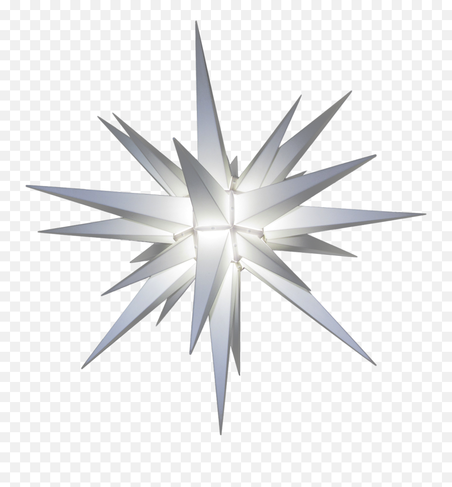 3d Illuminated Star Light White U2013 Stars - Origami Png,3d Star Png