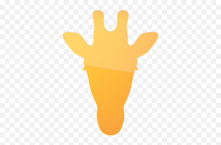 Web 2 Orange Giraffe Icon - Free Web 2 Orange 2 Animal Png,Grabbing Hand Icon