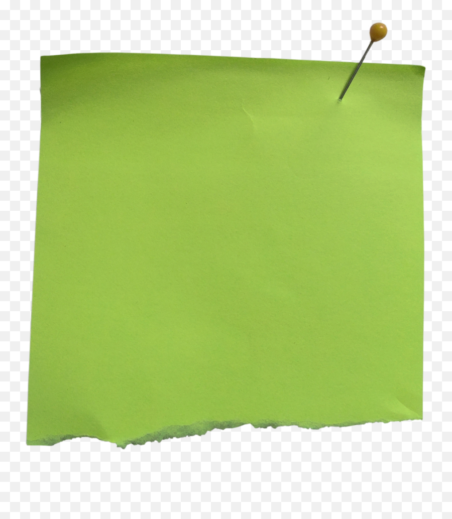Memotransparencygreenpetalto Write - Free Image From Construction Paper Png,Sticky Note Transparent