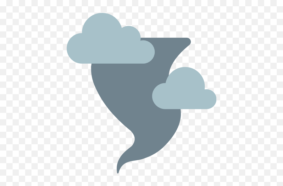 Cloud With Tornado Emoji For Facebook Email U0026 Sms Id - Sturm Emoji Png,Cloud Emoji Png