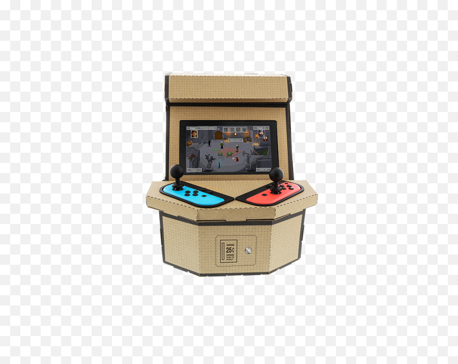 Nykou0027s New Nintendo Cardboard Kit Lets You Build A Retro - Nintendo Labo Arcade Png,Arcade Cabinet Png