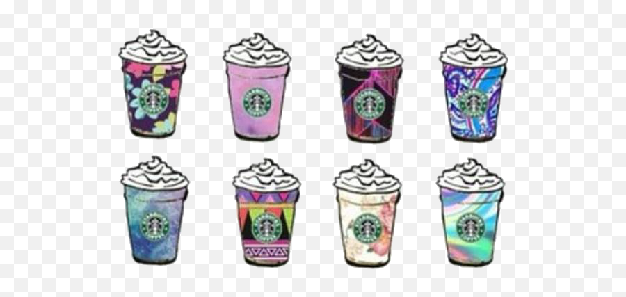Tumblr Transparent Starbucks Logo - Cute Starbucks Drinks Png,Starbucks Logo Clipart