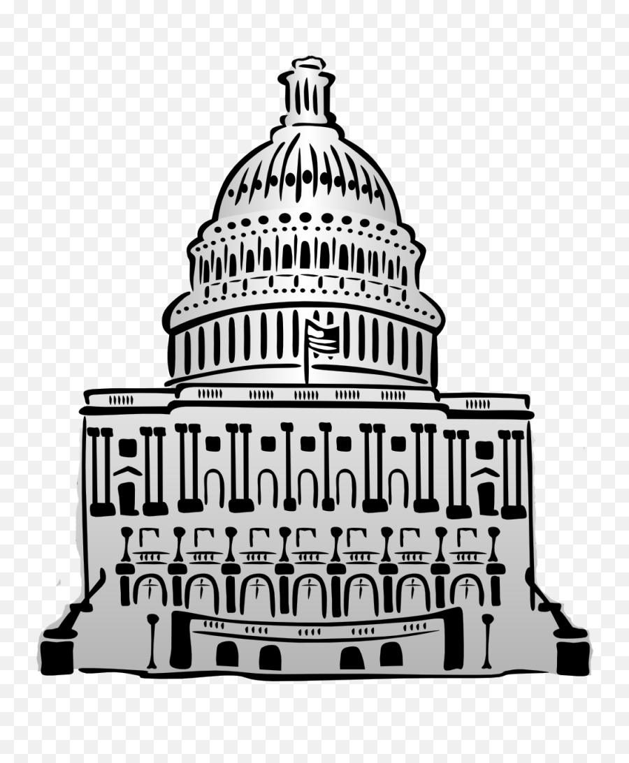 Capitol Building Clipart - Washington Dc Clipart Png,Capitol Building Png