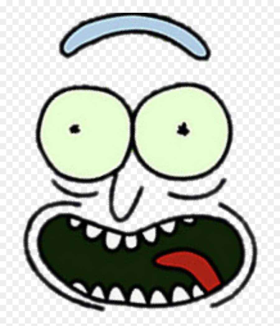 Pickle Rick Face Transparent Free - Rick Sanchez Face Png,Rick And Morty Png Transparent