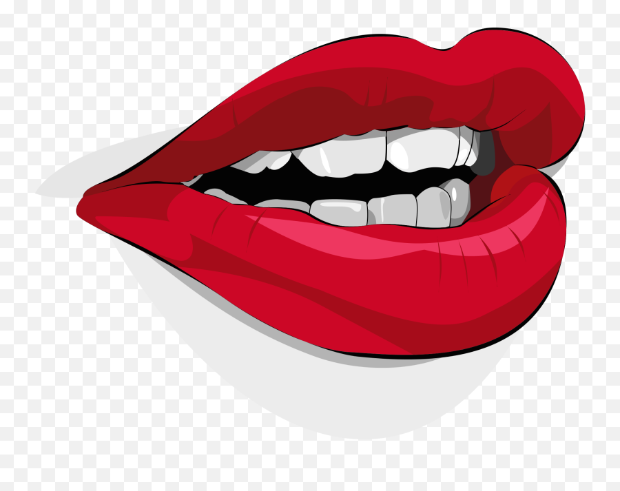 Mouth Clipart I2clipart - Royalty Free Public Domain Clipart Vampire Lips Clipart Png,Lips Clipart Png