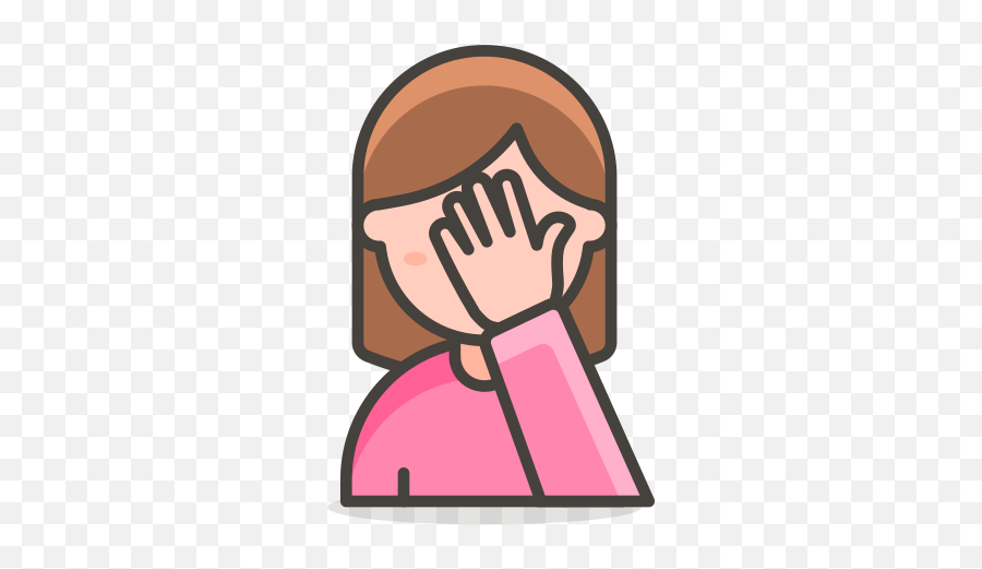 Woman Facepalming Free Icon Of 780 - Judge Cartoon Transparent Png,Face Palm Png
