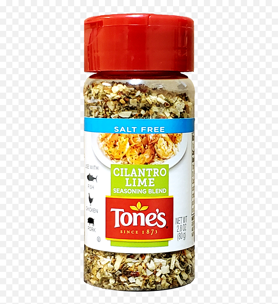 Toneu0027s Salt - Free Cilantro Lime Seasoning Blend 28 Oz Tones Spices Png,Cilantro Png