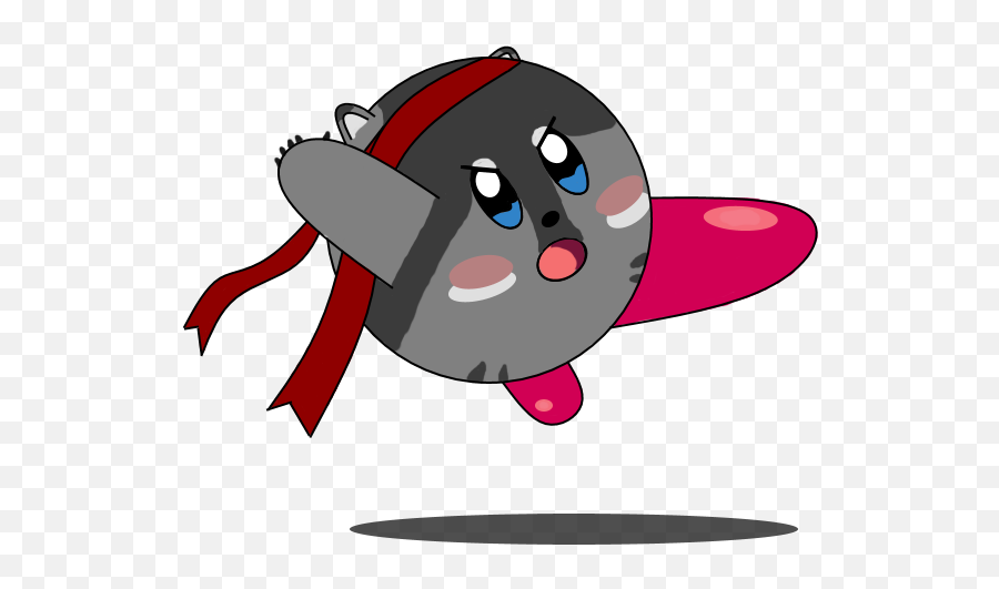 Kirby Wolfie Nathanial My Work No Background By - Cartoon Png,Kirby Transparent Background