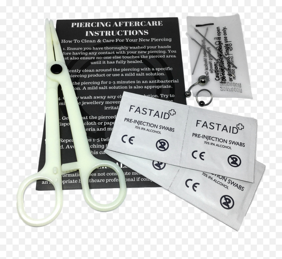 Blade Piercing Kit - Lip Label Png,Lip Piercing Png