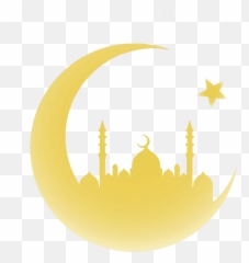 Islam Quran Vecteur Islamic Transprent - Mosque And Moon Png
