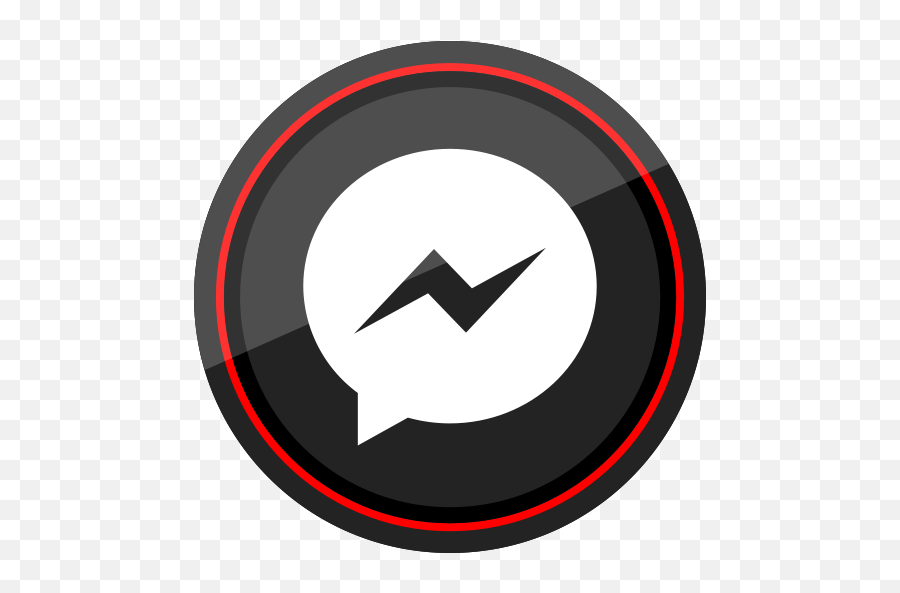 Facebook Messenger Icon Transparent - Facebook Messenger Icon Round Png,Messenger Logo
