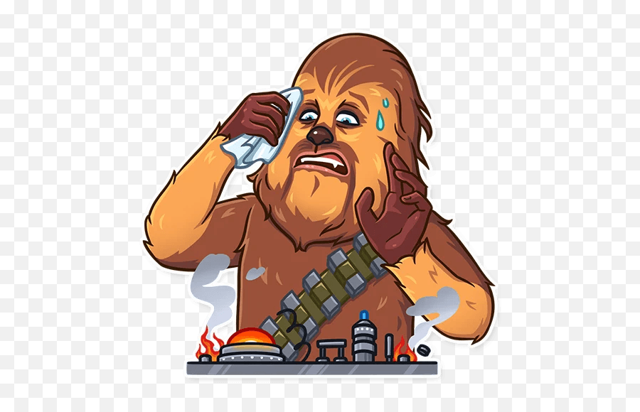 Chewbacca - Telegram Sticker Chewbacca Telegram Stickers Png,Chewbacca Png