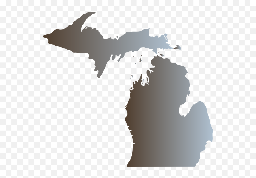 Michigan State University Grand Rapids - Transparent State Of Michigan Png,Michigan Outline Png