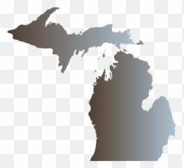 Michigan Mitten State Outlines Vectors - State Of Michigan Clipart Png ...