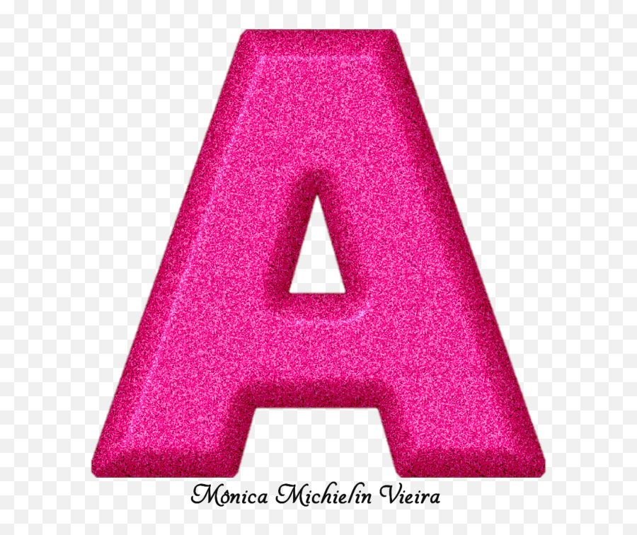 Alfabeto Glitter Rosa Png - Transparent Pink Glitter Letters,Pink Glitter Png