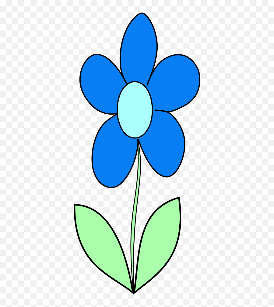 Blue Flower Png Svg Clip Art For Web - Color Blue Flower Clipart,Blue Flower Png