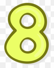 8 Number Png Images Transparent Background Play - Circle