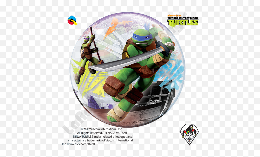 22 Inch Teenage Mutant Ninja Turtles Bubble Qualatex 1ct - Teenage Mutant Ninja Turtle Bubbles Png,Teenage Mutant Ninja Turtles Logo