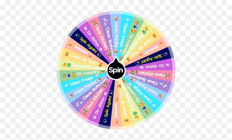 Chore Roulette Spin The Wheel App - Circle Png,Roulette Png