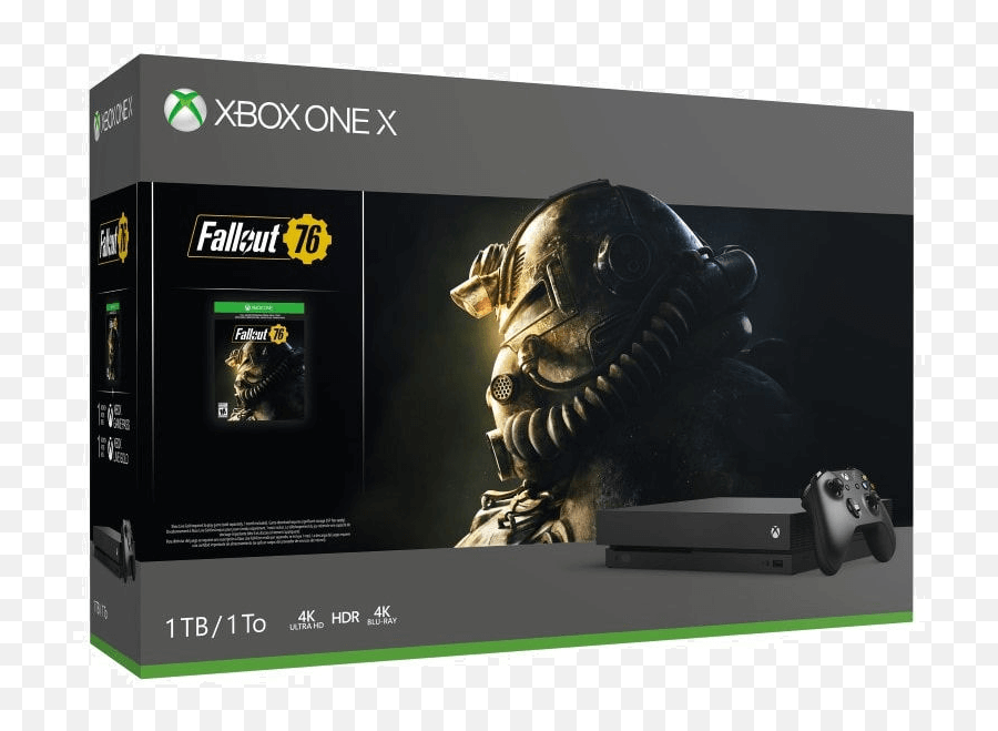 Xbox One X 1tb Fallout 76 Microsoft - Xbox One X With Fallout 76 Png,Fallout 76 Logo Transparent