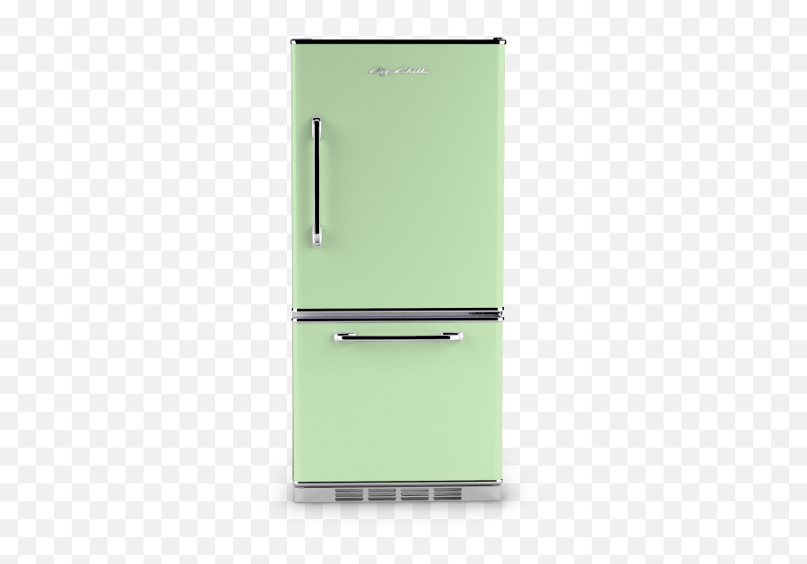 Bottom Freezer Refrigerator Big Chill Modern Made - Fridge Png Vintage,Fridge Png