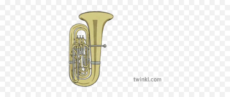 Tuba Illustration - Twinkl Vertical Png,Tuba Png
