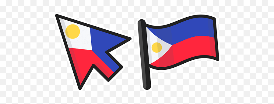 Philippines Flag Cursor U2013 Custom Browser Extension - Flag Png,Peru Flag Png