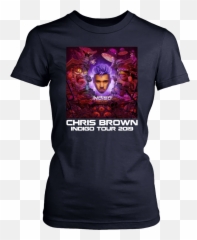 Chris Brown Indigo Tour 2019 Classic T - Shirt Teetoro Official Shirts For Female Bartenders Png,Chris Brown Transparent
