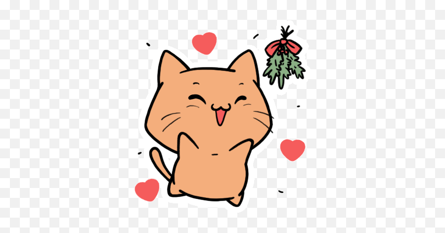 Top Kalel Kitten Gif Stickers For Android U0026 Ios Gfycat - Kiss Kiss Line Sticker Png,Kitten Transparent