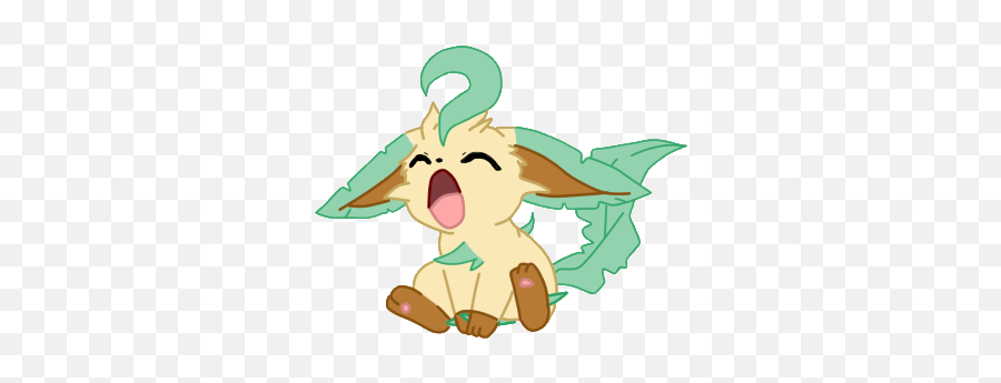 Pic Leafeon Png Transparent Background - Chibi Leafeon,Leafeon Png