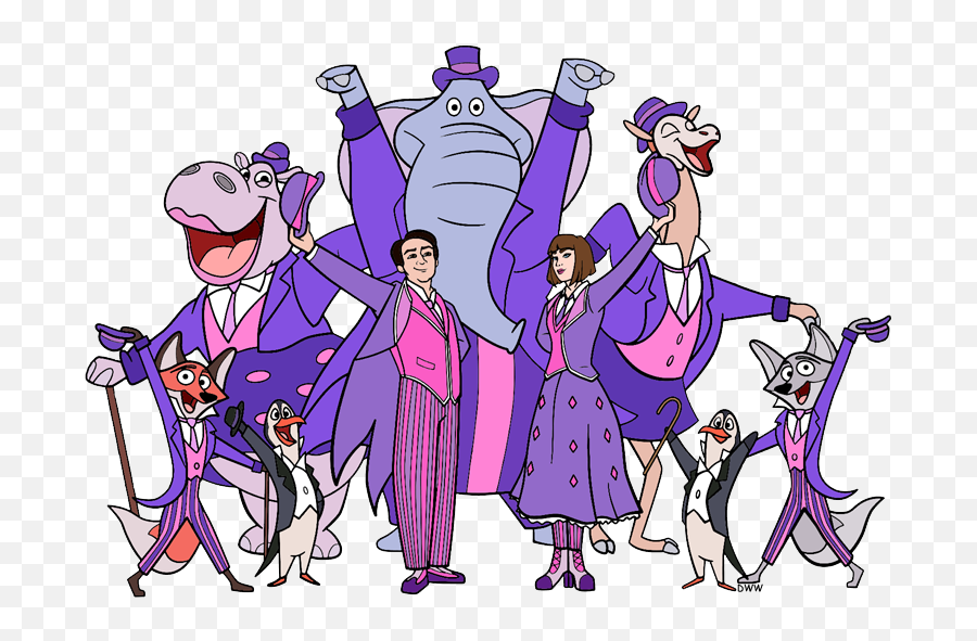 Mary Poppins Jack Animals Performing - Mary Poppins Returns Royal Doulton Music Hall Png,Mary Poppins Png