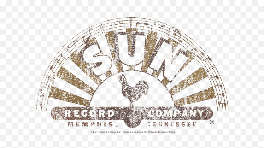 Sun Records Worn Logo Youth T - Sun Records Png,Sun Records Logo