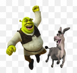 Transparent Donkey Shrek Png - Shrek T Pose Png, Png Download , Transparent  Png Image - PNGitem