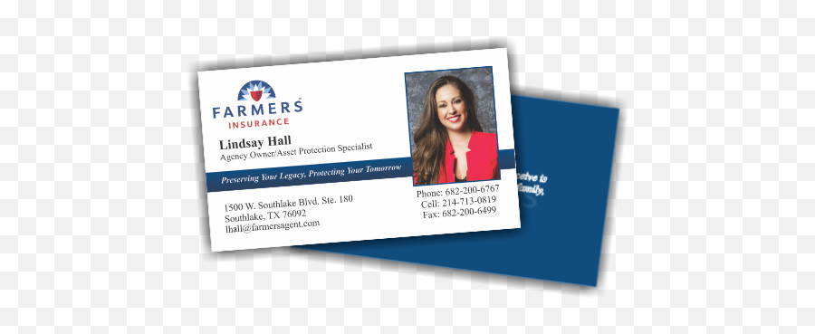 Farmers - Insurance Agent Business Card Png,Farmers Insurance Logo Png