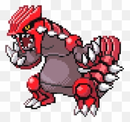 Groudon - Pixel Groudon Sprite Png,Groudon Transparent