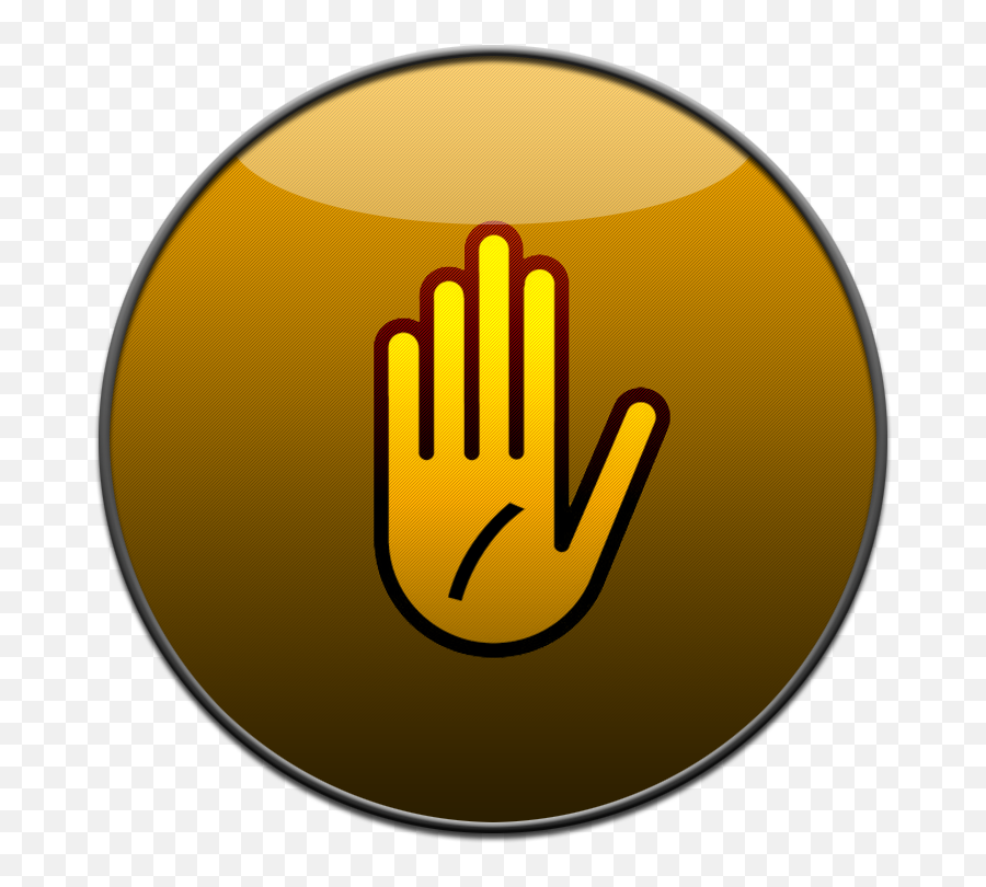 Hand Do Not - Stop Hand Png,Do Not Sign Png