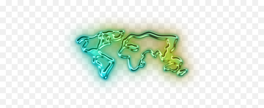111488 - Glowinggreenneoniconculturemapworld The Art Png,Glowing Icon