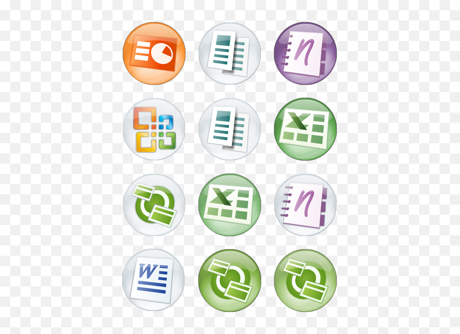 Microsoft Office 2007 Icon Vector Png - Microsoft Office 2007 Icon,Office 2007 Icon